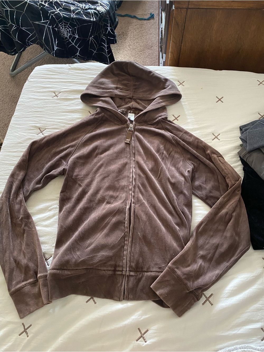 GAP Brown Hooded Zip Jacket